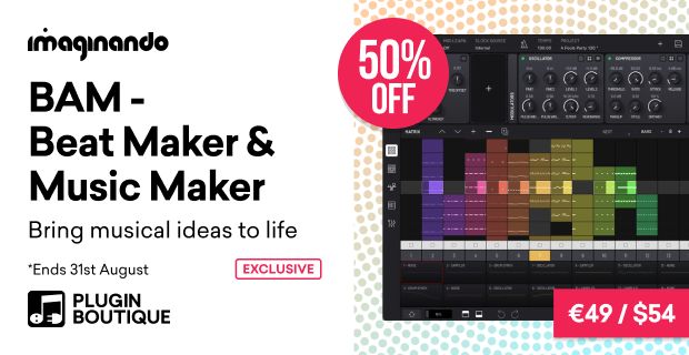 Imaginando BAM - Beat Maker & Music Maker Summer Sale (Exclusive)