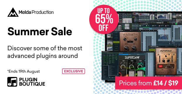 MeldaProduction Summer Sale (Exclusive)