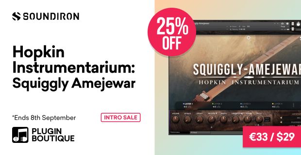 Soundiron Hopkin Instrumentarium: Squiggly Amejewar Intro Sale