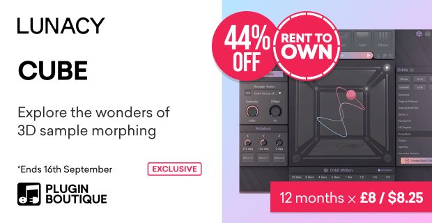 Lunacy CUBE Synth Month Rent-To-Own Sale (Exclusive)