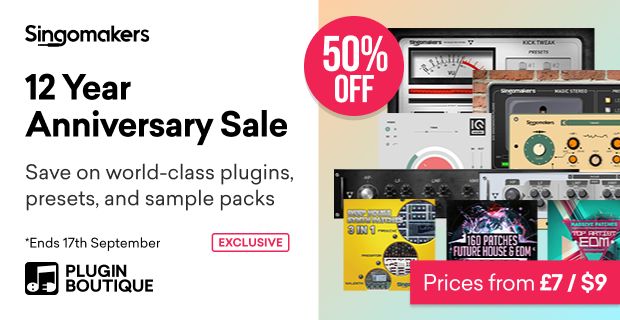 SINGOMAKERS 12 Year Anniversary Sale (Exclusive)
