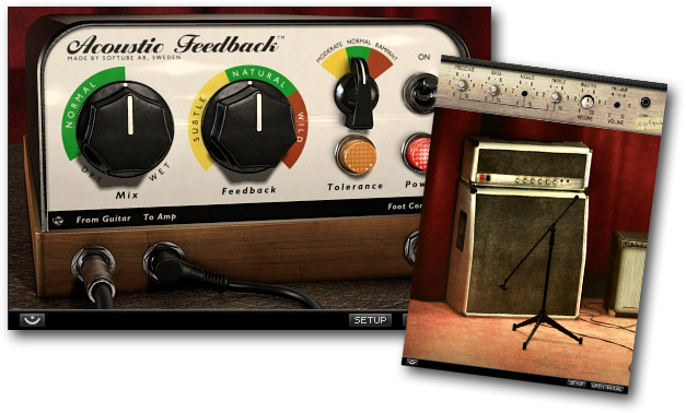 Acoustic Feedback and White Amp Main User Interfaces