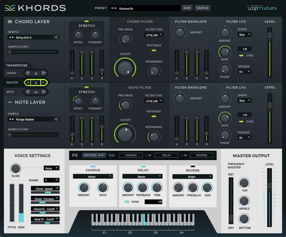 Khords - User Interface