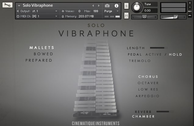 Solo Vibraphone by Cinematique Instruments