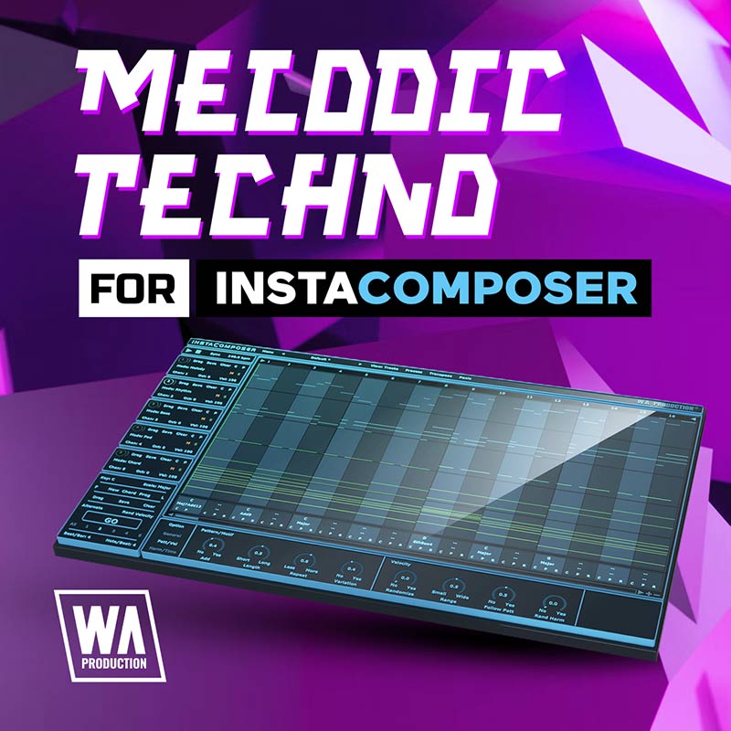 W.A Production Melodic Techno for InstaComposer - Main Image