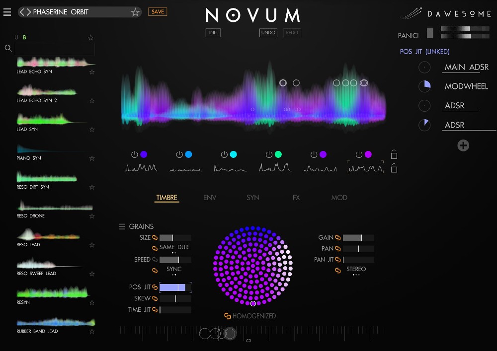 Tracktion Dawesome Novum