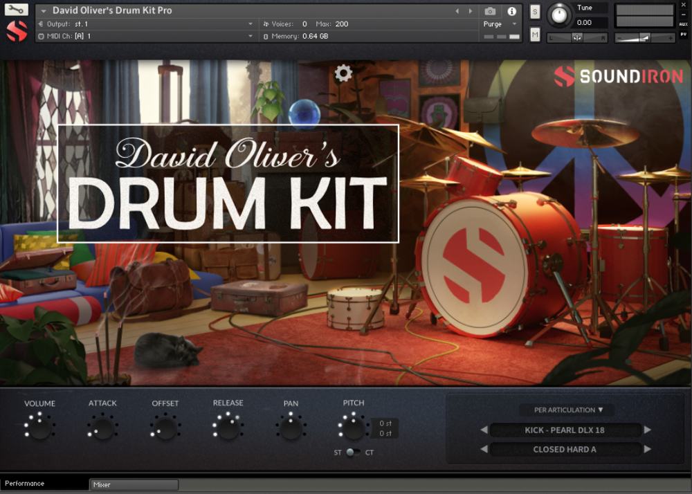 David Oliver's Drum Kit by Soundiron