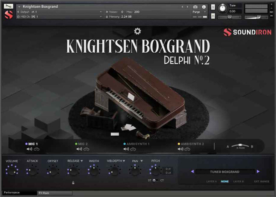 Soundiron Delphi Piano #2: The Knightsen Box Grand