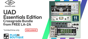 UAD Essentials Edition Crossgrade Bundle + Free LA-2A (Exclusive)