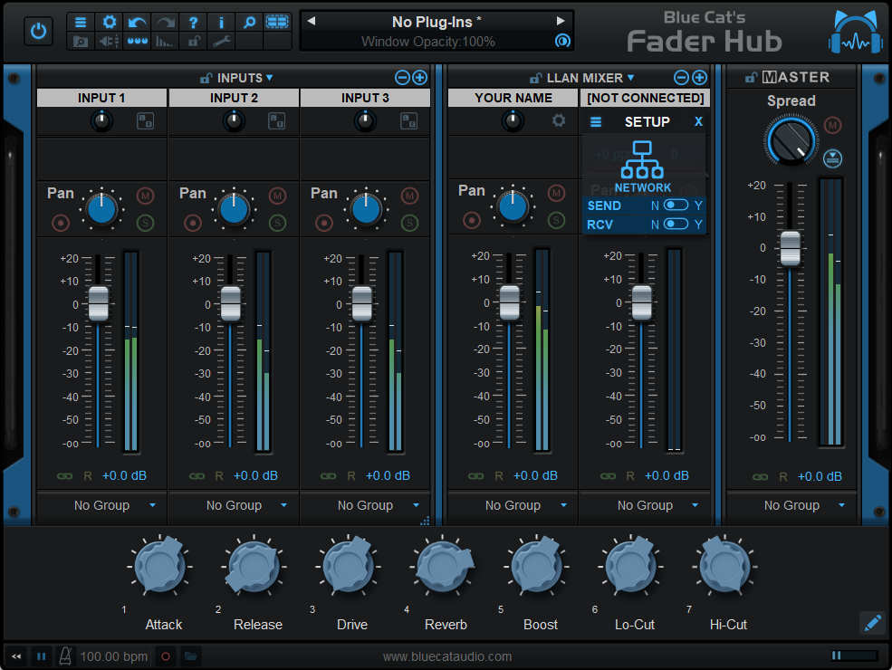 Fader Hub by Blue Cat Audio