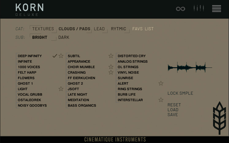 Cinematique Instruments Korn Deluxe