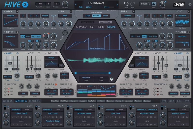 u-he Hive 2 + FREE Synthwave Expansion