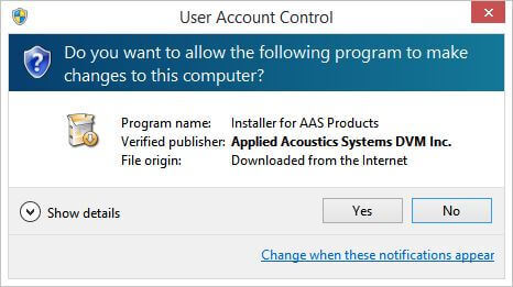 Windows AAS Software Installation Process