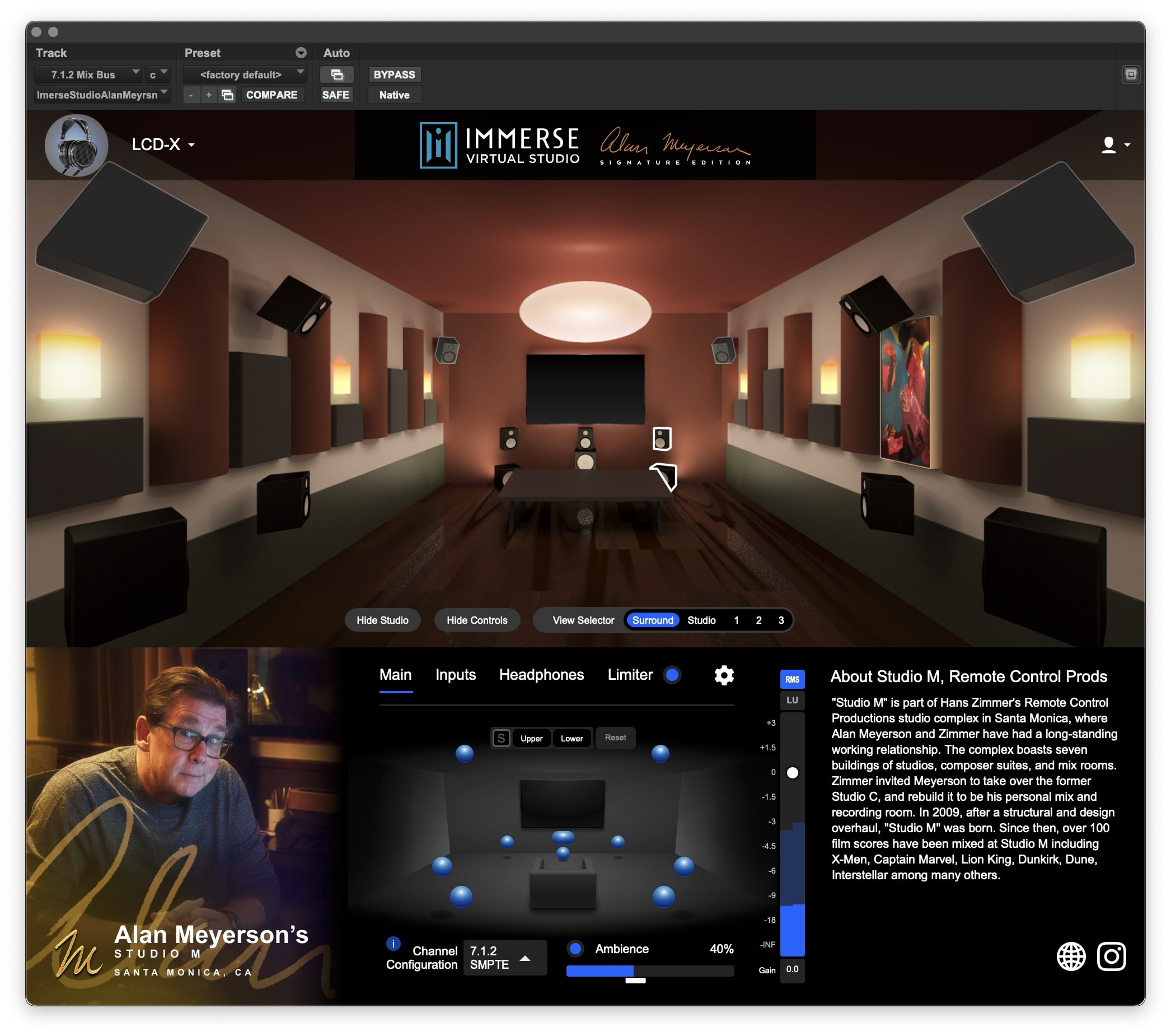 Immerse Virtual Studio | Alan Meyerson by Embody