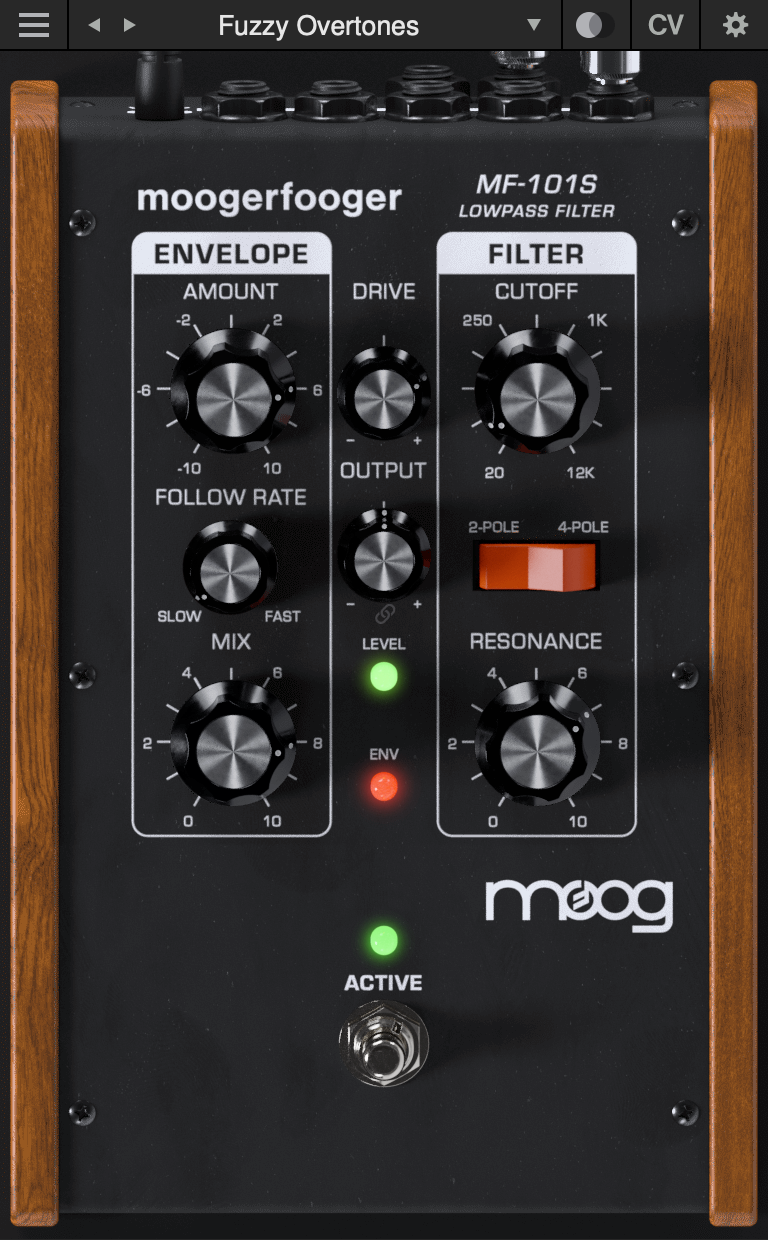Moogerfooger MF-101S Lowpass Filter, Moogerfooger MF-101S Lowpass