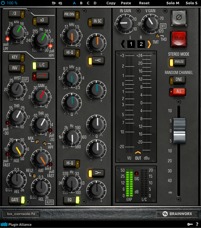 DTM・DAW BRAINWORX BX_CONSOLE SSL 4000 E Brainworx bx_console N Console Emulation Plug-in | Sweetwater