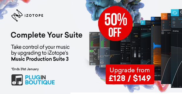 iZotope Complete Your Suite Sale