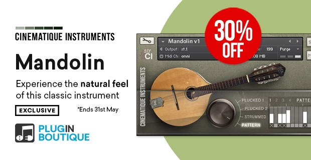 Cinematique InstrumentsのMandolinが30%OFFの約3,000円！