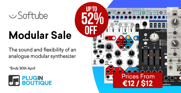 5. Softube Modular Spring Sale (UP TO 52% OFF)