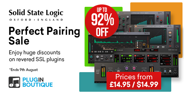 Solid State Logic SSL Perfect Pairing Sale, Save up to 92% at Plugin Boutique