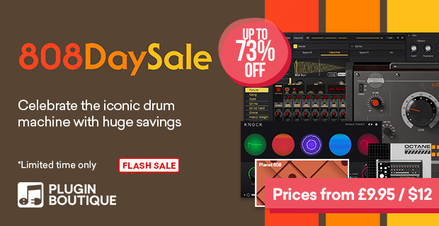 808 Day Sale, Save up to 73% at Plugin Boutique