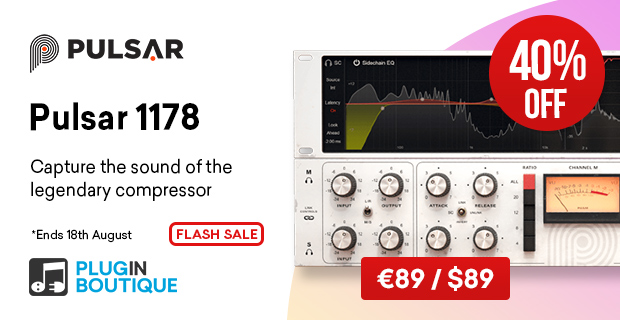 Pulsar Audio 1178 Flash Sale, save 40% at Plugin Boutique