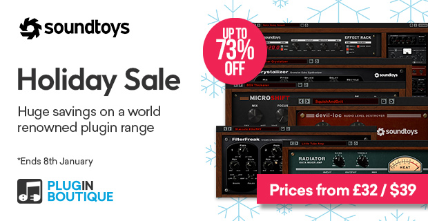 Soundtoys Holiday Sale