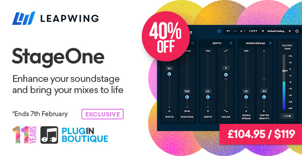 Plugin Boutique's 11th Anniversary: Leapwing Audio Sale