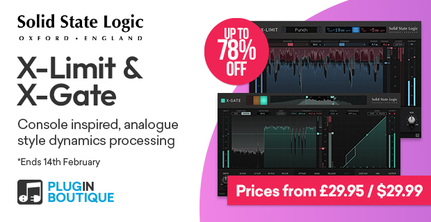 Solid State Logic SSL X-Limit & X-Gate Sale, Save up to 78% at Plugin Boutique