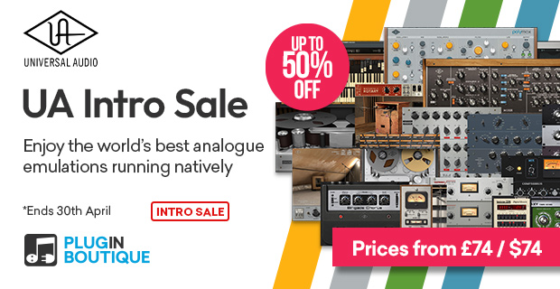 Universal Audio Plugins Intro Sale, Save up to 50% at Plugin Boutique