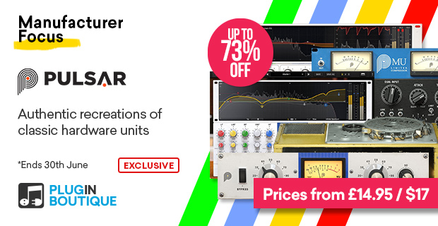 Pulsar Audio Sale, Save up to 73% at Plugin Boutique