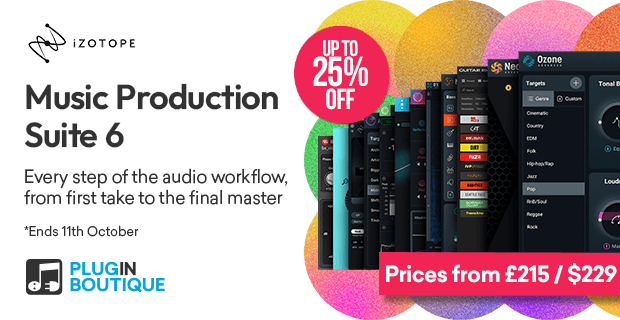 iZotope MPS 6 Intro Sale, Save up to 25% at Plugin Boutique