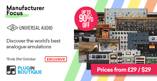 Universal Audio Sale, Save up to 84% at Plugin Boutique