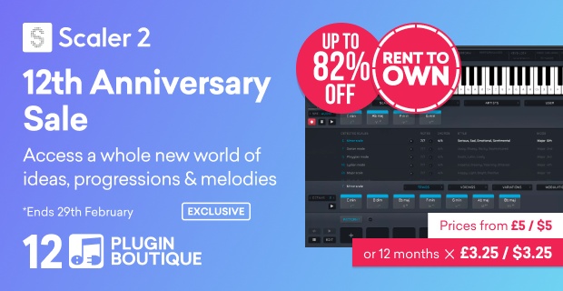 Scaler 2 Sale, Save up to 82% at Plugin Boutique