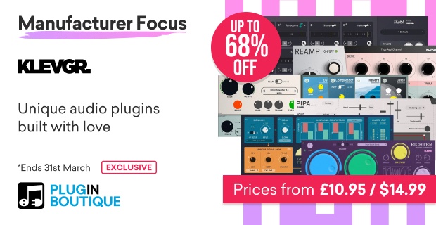 Klevgrand Sale, Save up to 68% at Plugin Boutique