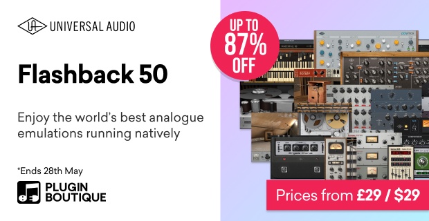 Universal Audio Sale, Save up to 87% at Plugin Boutique