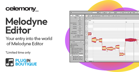 Melodyne Editor Limited Time Black Friday Offer | Plugin Pusher