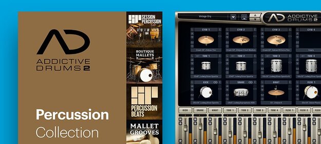 Addictive Drums 2: Percussion Collection | Plugin Boutique